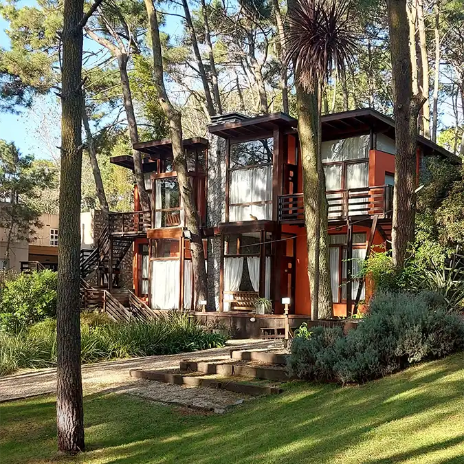 Cabaña 3 ambientes 1 planta para 5 a 6 personas